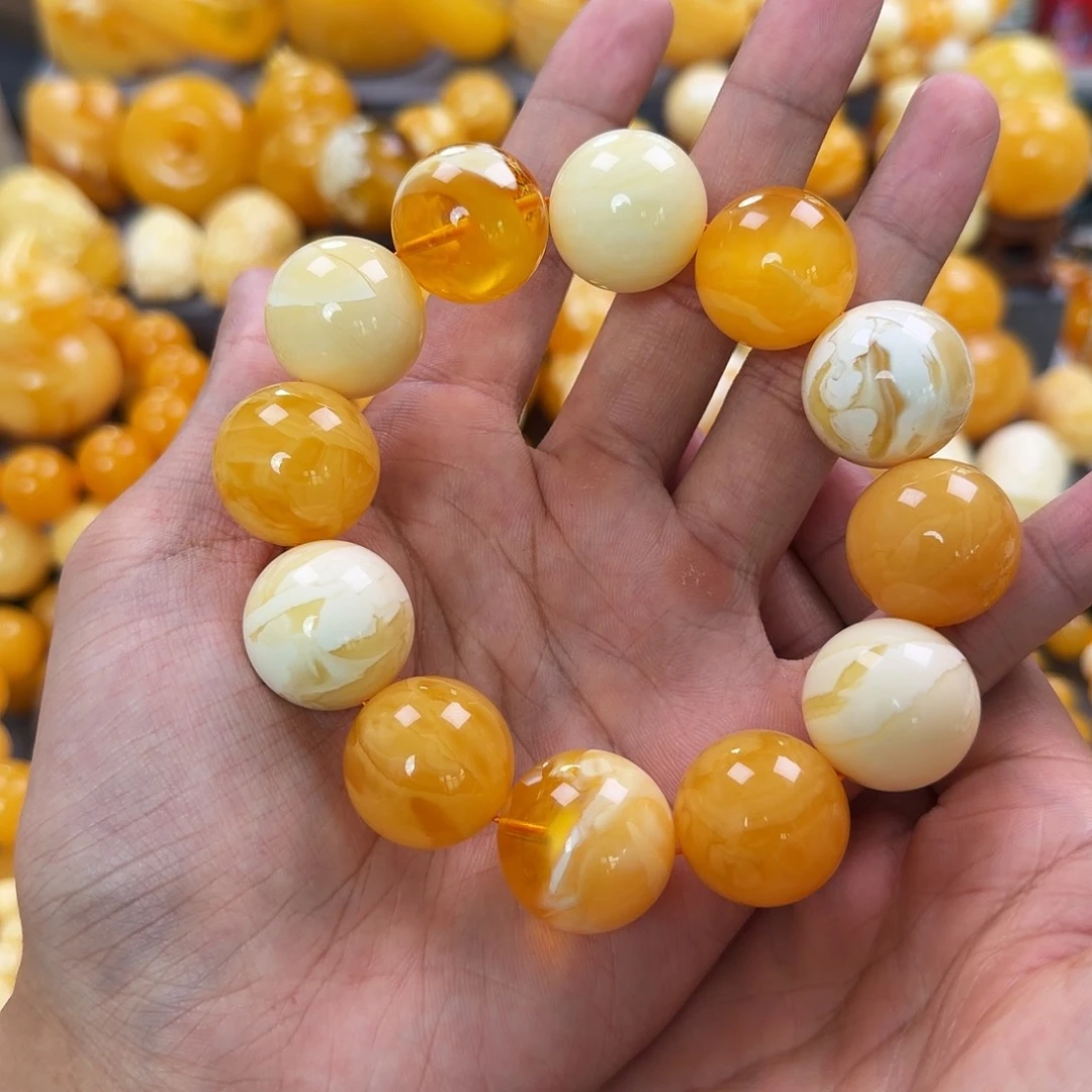 琥珀未镶嵌珠宝奇石21mm