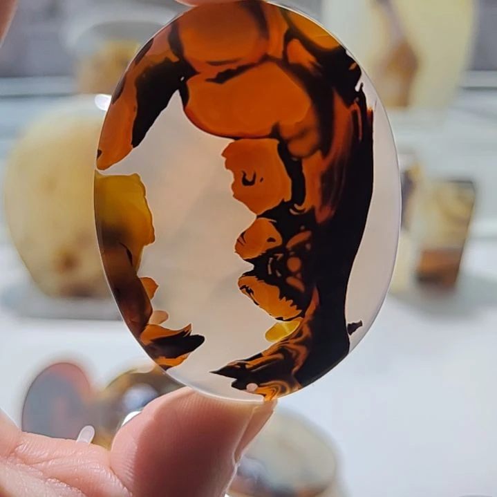 玛瑙/玉髓未镶嵌吊坠(不含链)66号