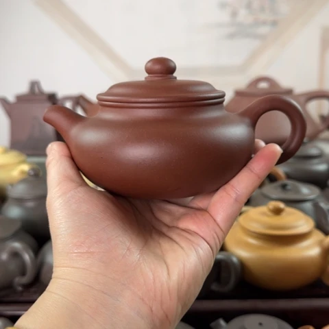 常***乐紫砂茶壶底槽清料300cc
