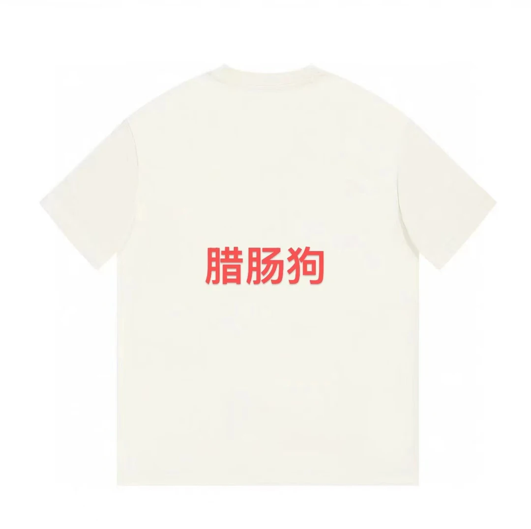 ML·沈闹闹 腊肠狗 休闲大版短袖-T-B3025