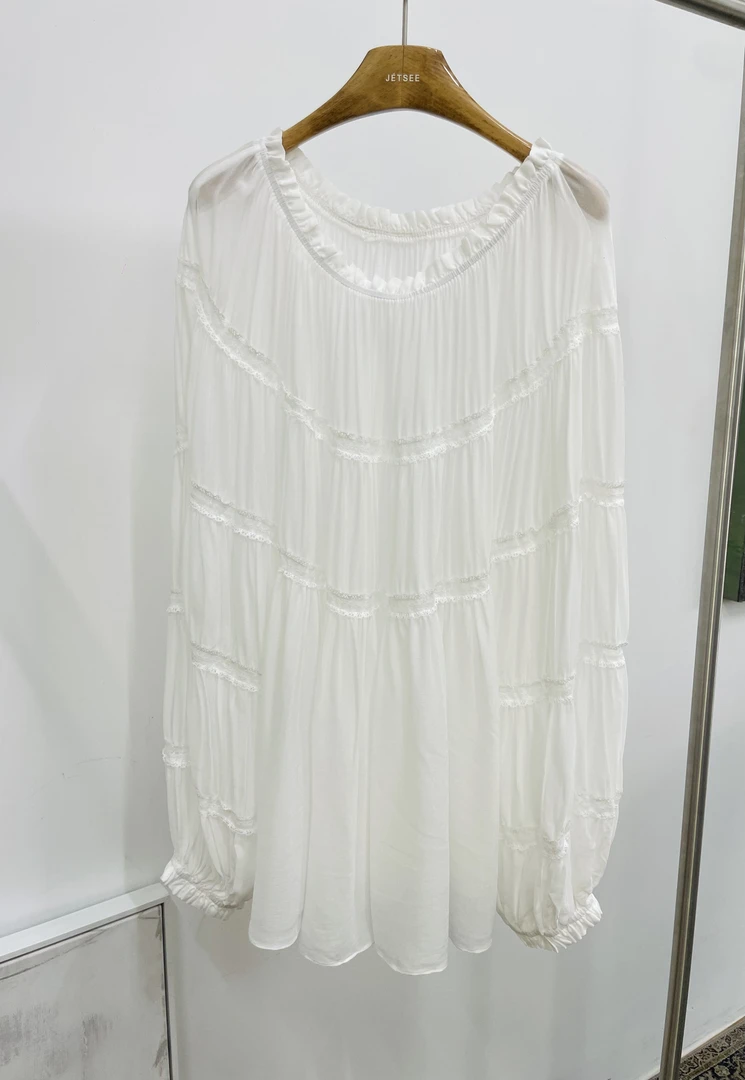 【邱邱分享】白月光顺芋真丝衬衫 C50313