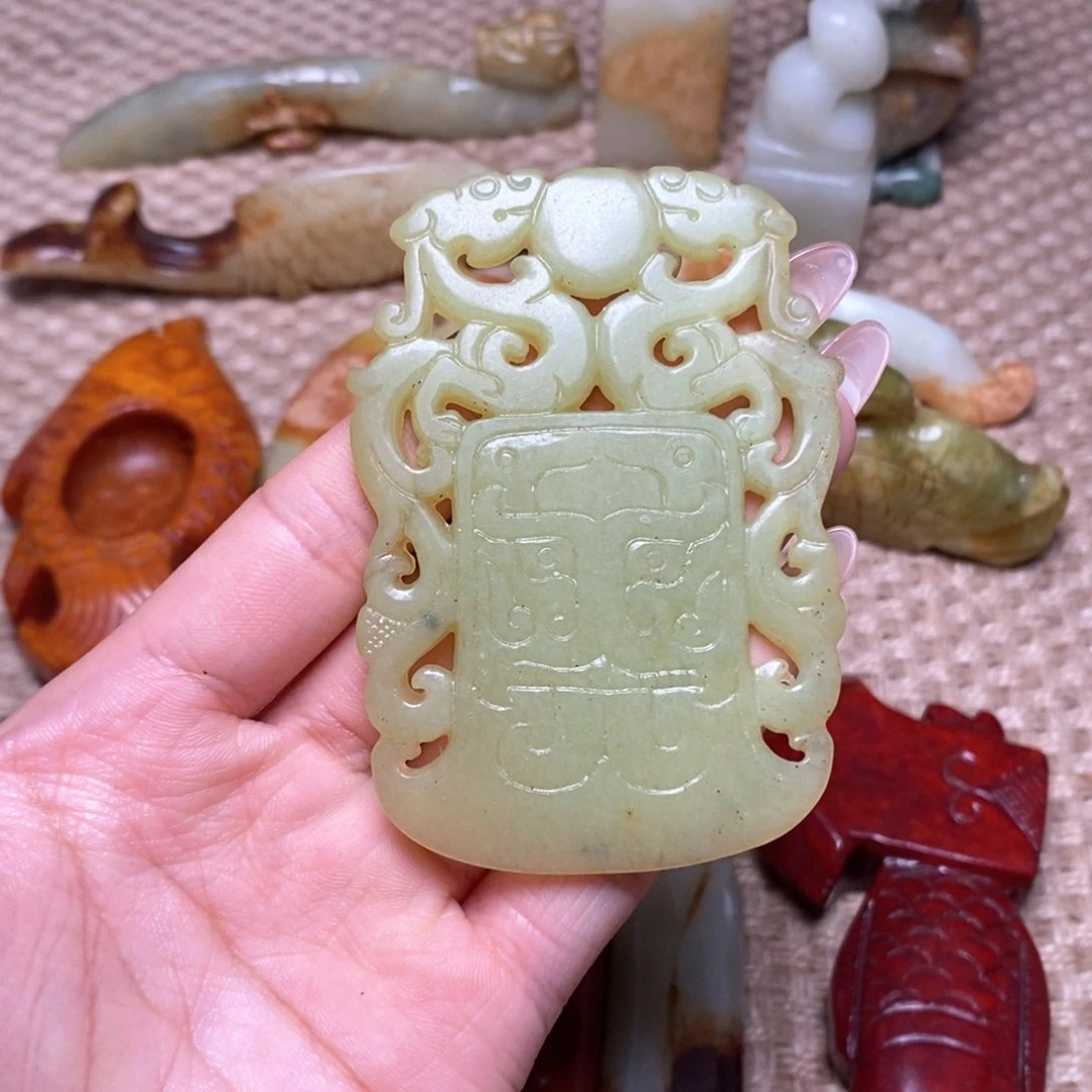 白玉菩提吊坠白玉菩提白玉菩提摆件