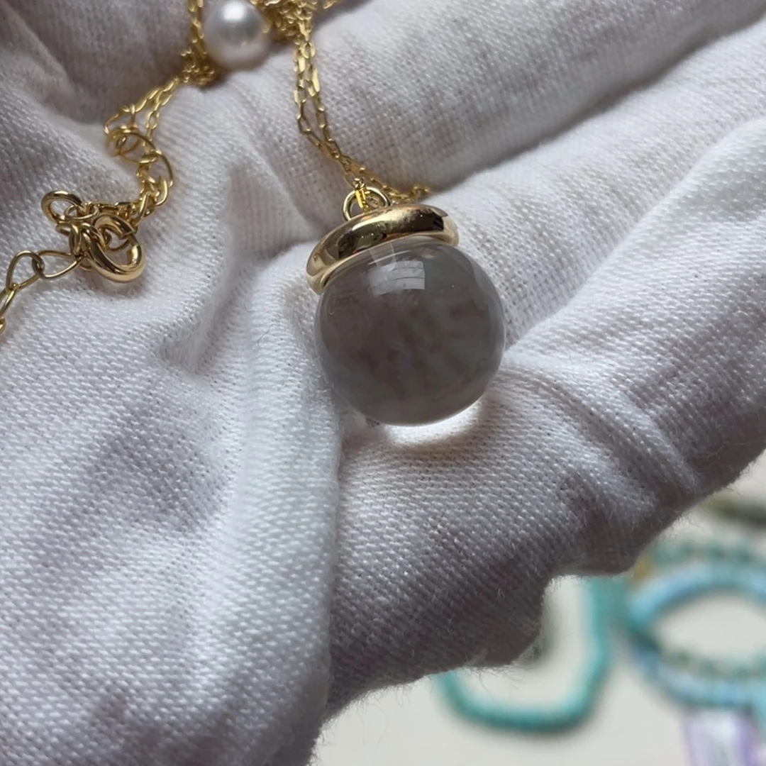 水晶珠宝半成品银S925镶嵌