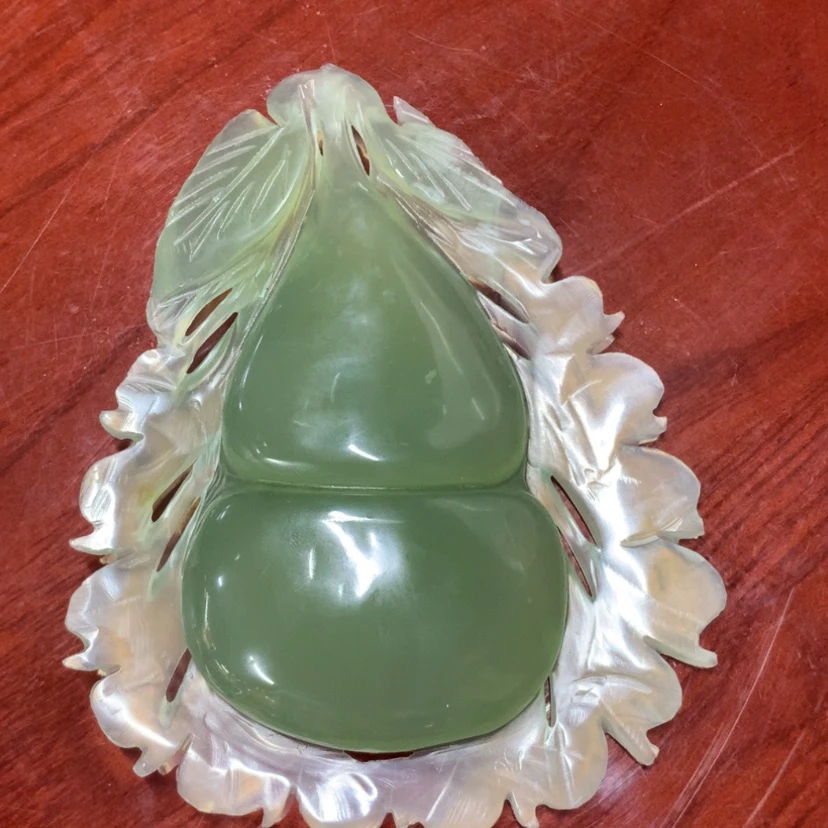 【闪购商品】未镶嵌蛇纹石玉摆件覆膜