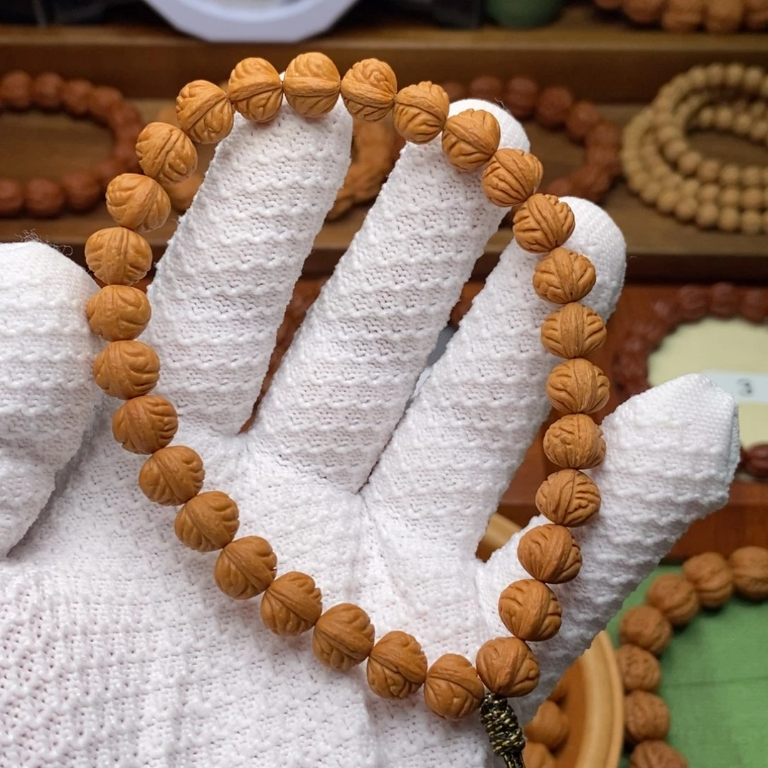 文玩核桃手串10龙纹桃核