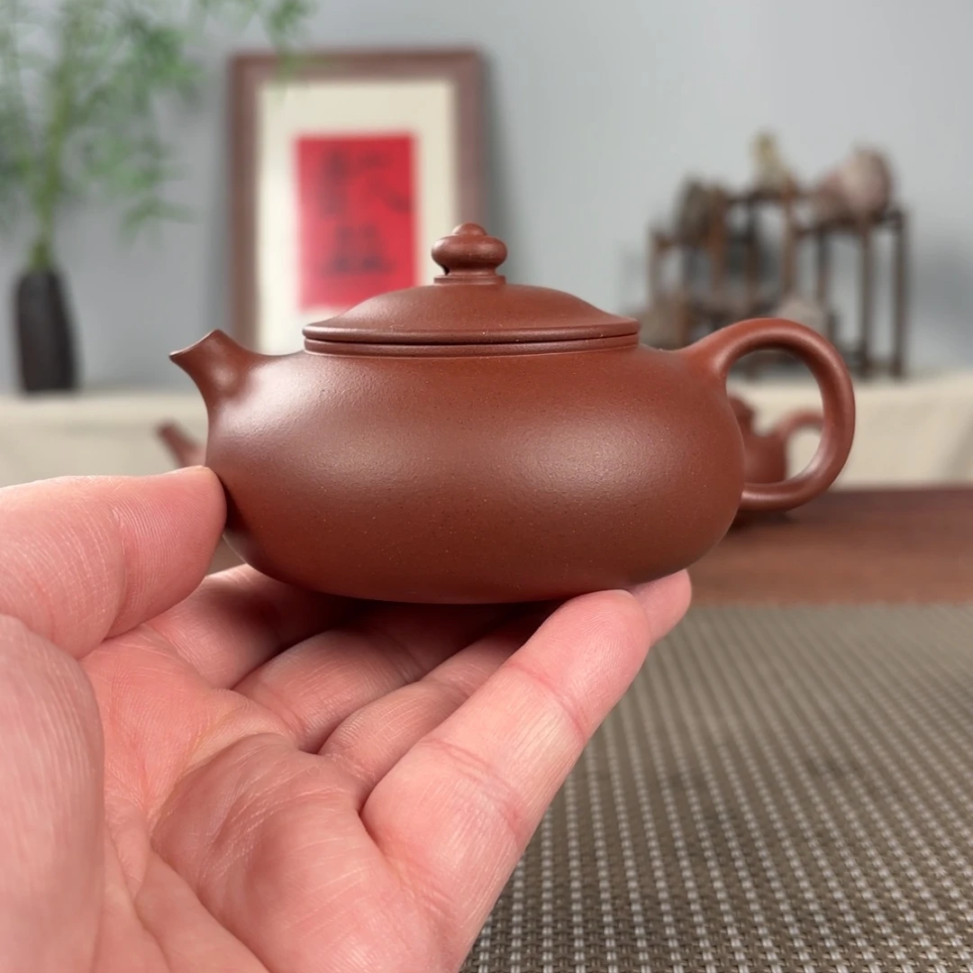 紫砂茶壶黄龙山原矿紫砂壶150