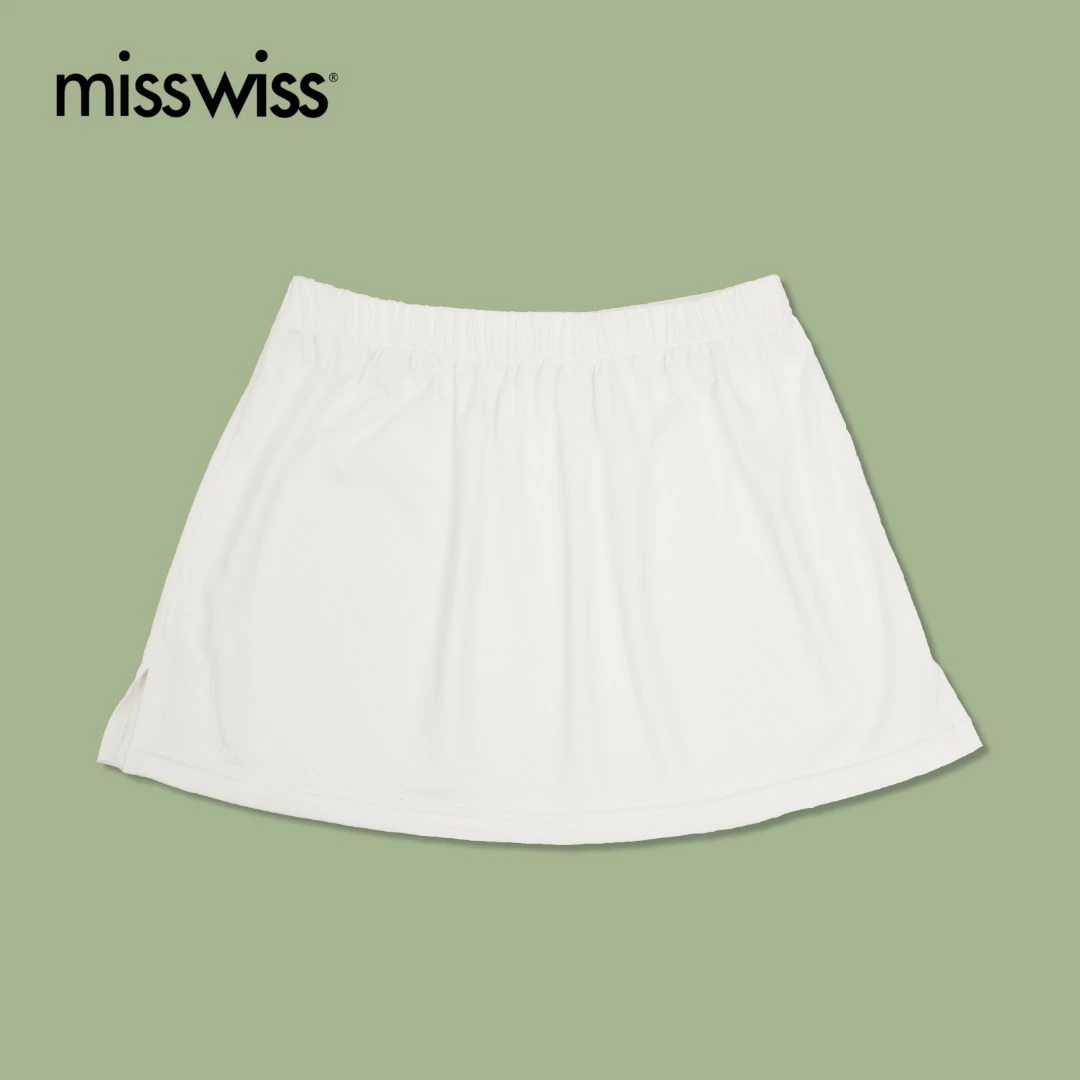 MISS WISS 白色短裙
