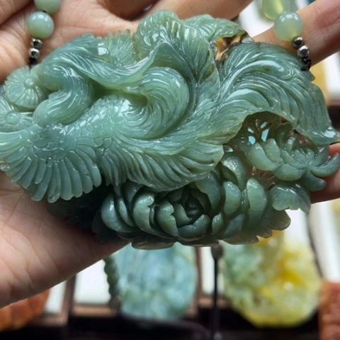 岫玉挂件未镶嵌挂件