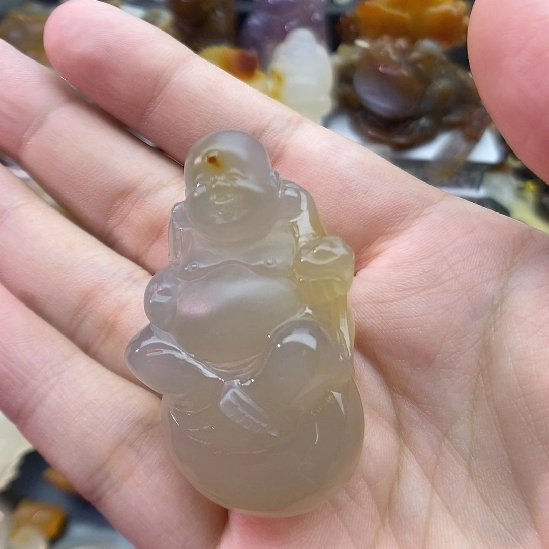 独***侠玛瑙/玉髓未镶嵌颈饰