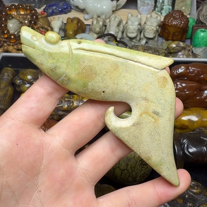 和田玉未镶嵌颈饰87