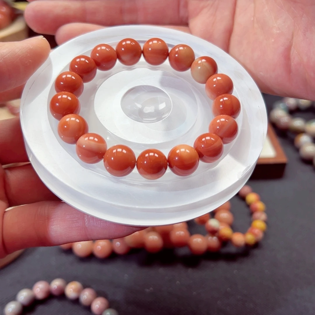 石英质玉手链未镶嵌蓝**?30