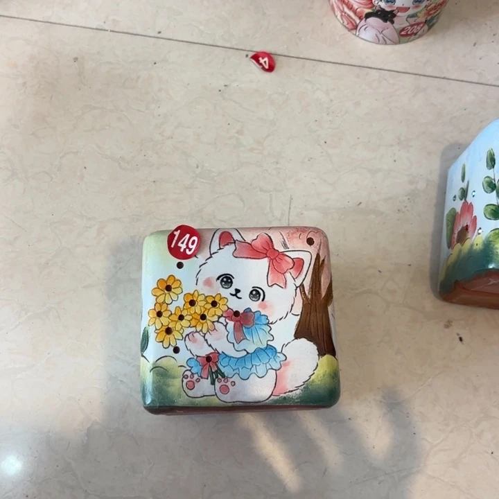 希***宝景德镇手绘花盆陶瓷