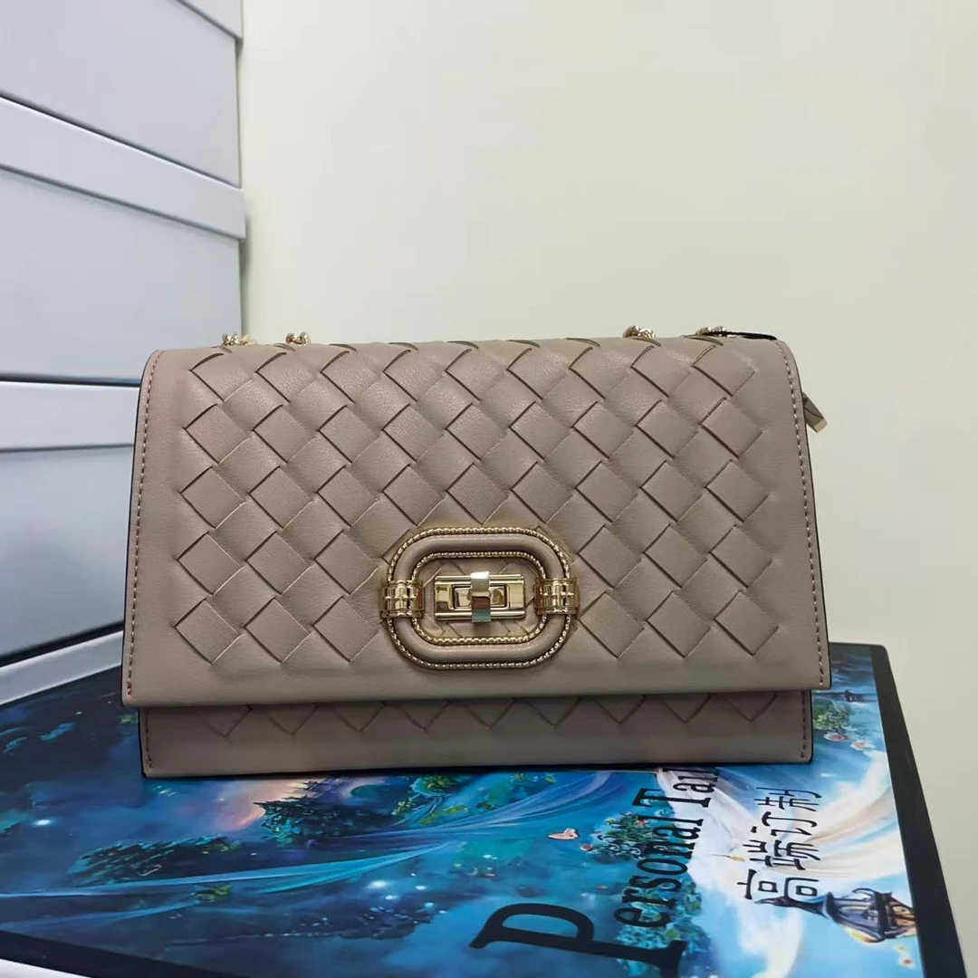 81345#枫叶杏【尺寸：长22宽9高13】潮流气质休闲百搭时尚女士单肩包