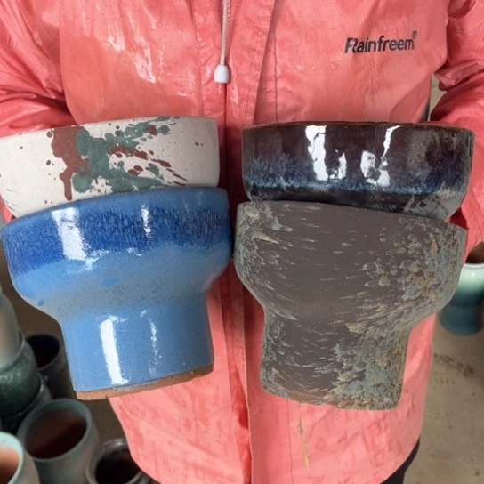 红陶口15高12瑕疵