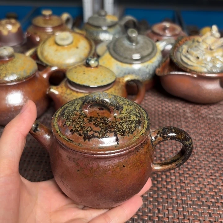 茶杯紫砂段泥手持200