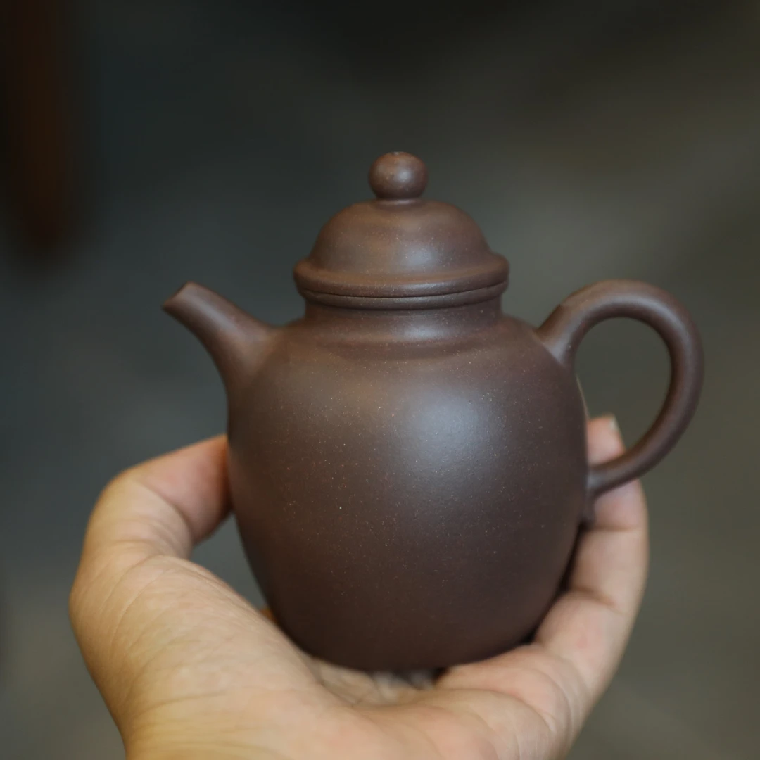 璞素文庭精选紫砂超优质老泥料细腻手感一级棒募古小品150cc