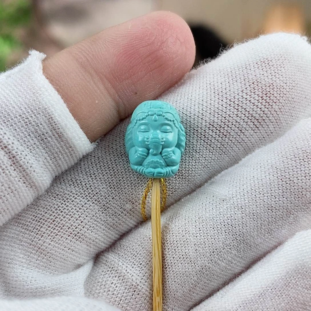 绿松石珠宝奇石未镶嵌