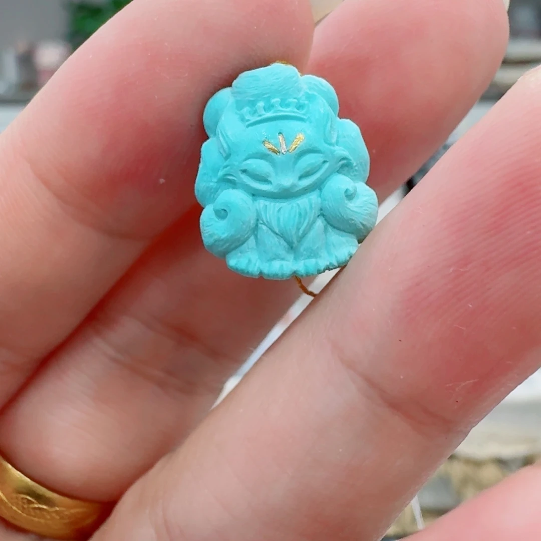 未镶嵌绿松石珠宝奇石