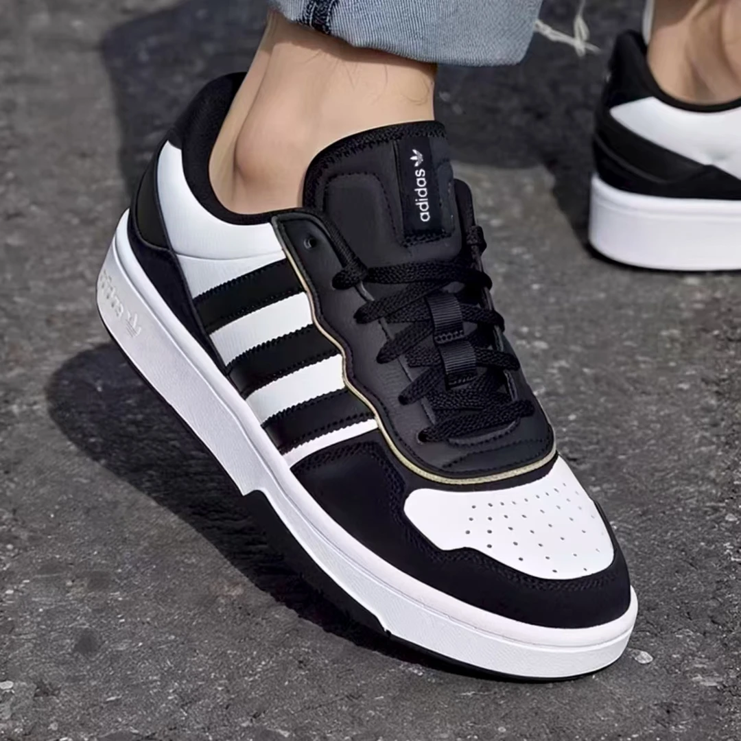 adidas/阿迪达斯 三叶草Courtic男女同款低帮百搭休闲板鞋JS3034