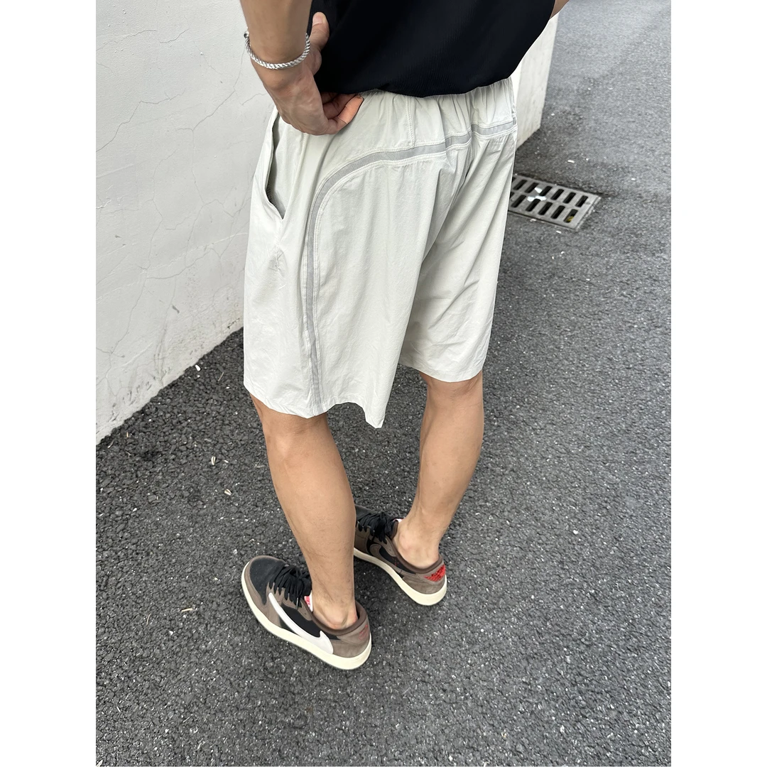 LIMOU夏季LU版PB美式机能速干透气弹力直筒运动健身训练短裤男裤