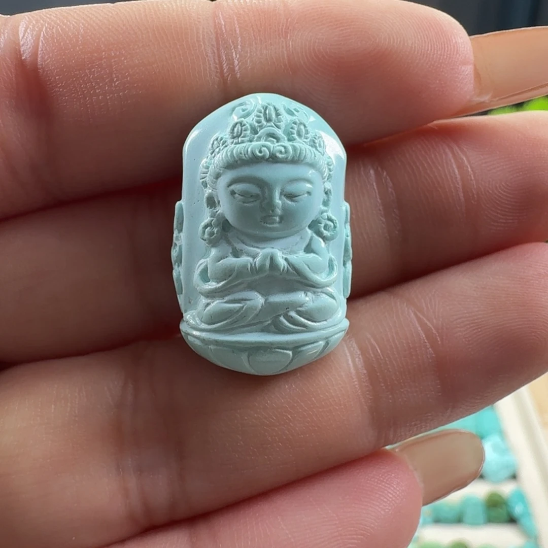 绿松石未镶嵌颈饰