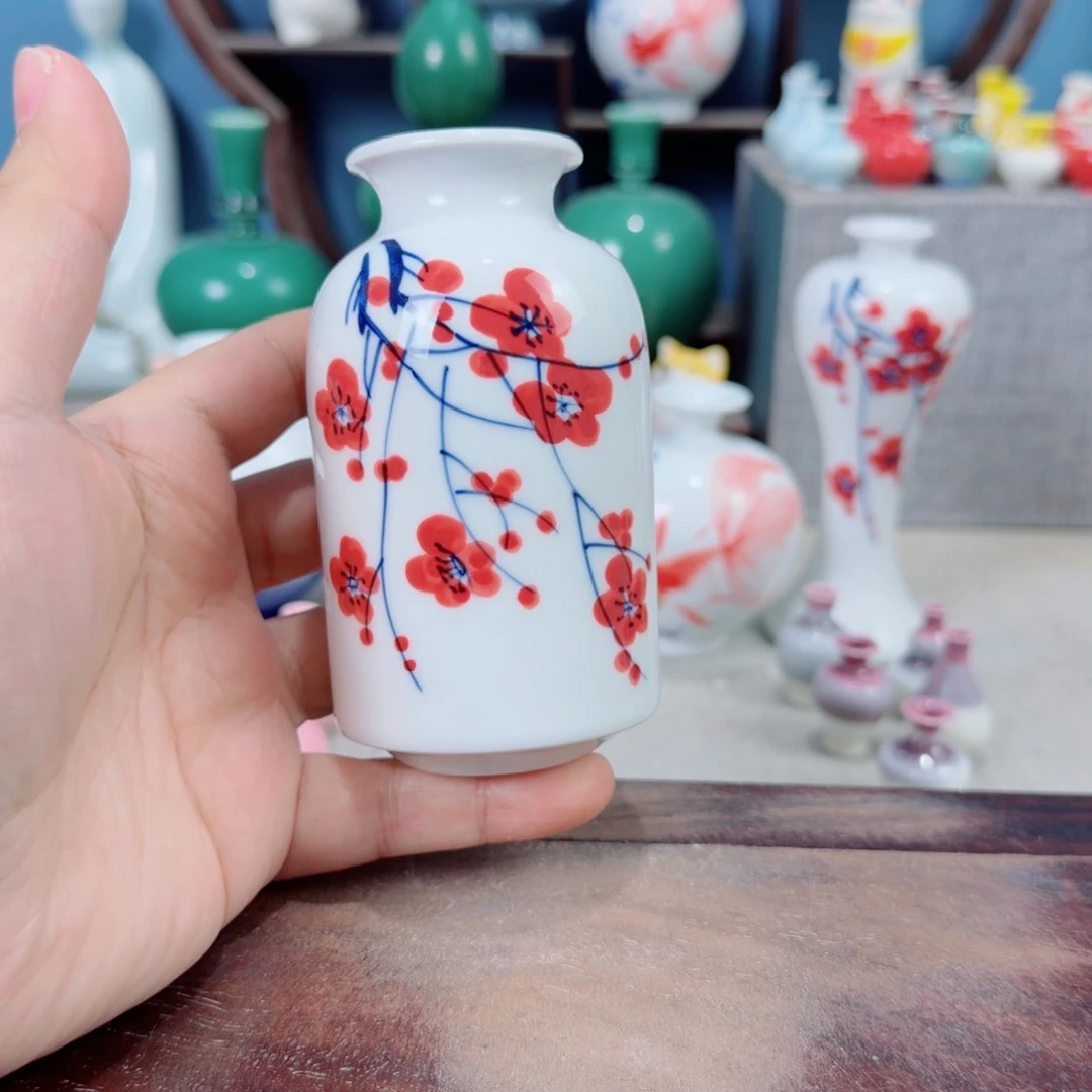 陶瓷手工小花器摆件