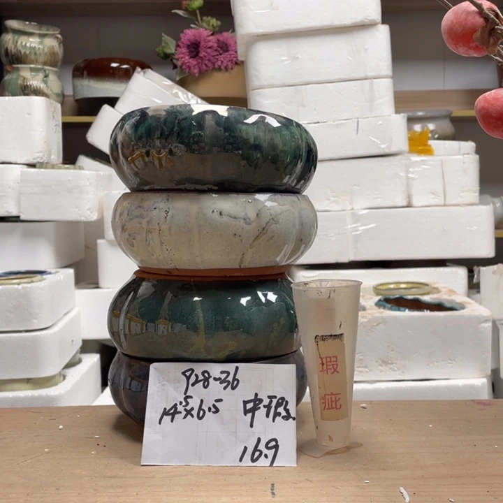 粗陶多肉花盆微瑕36