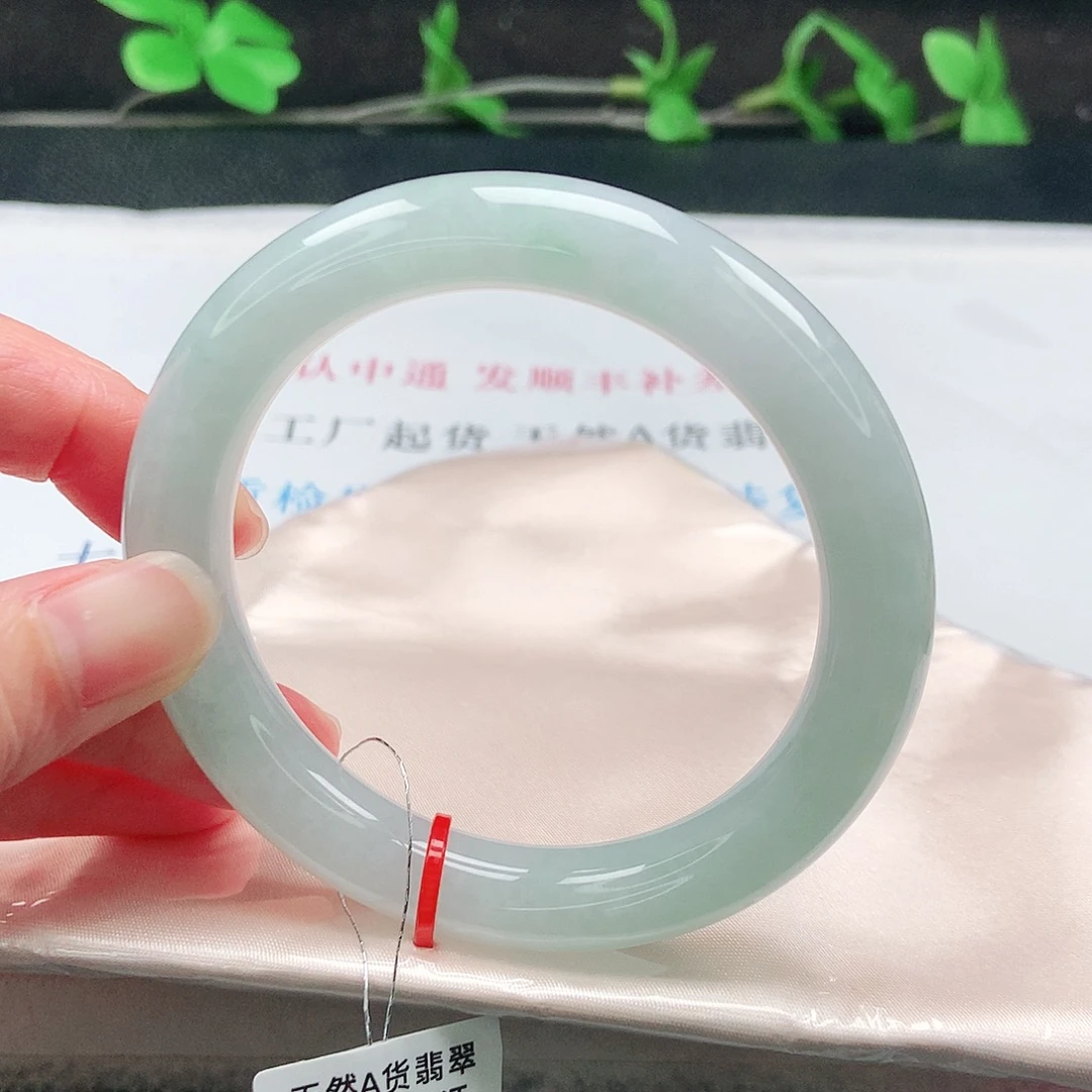 未镶嵌手镯翡翠57圆条