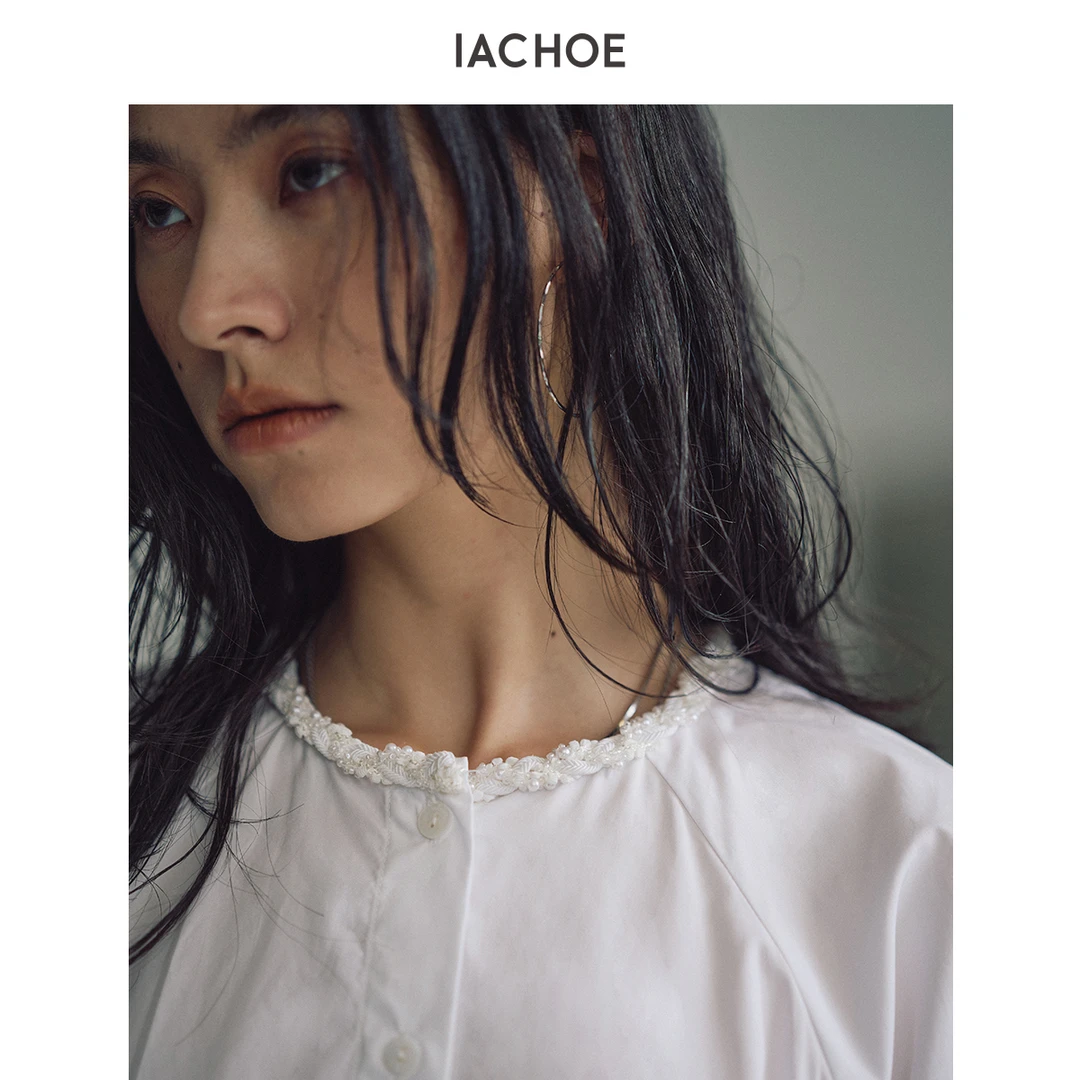IACHOE珠珠领衬衫3631504025
