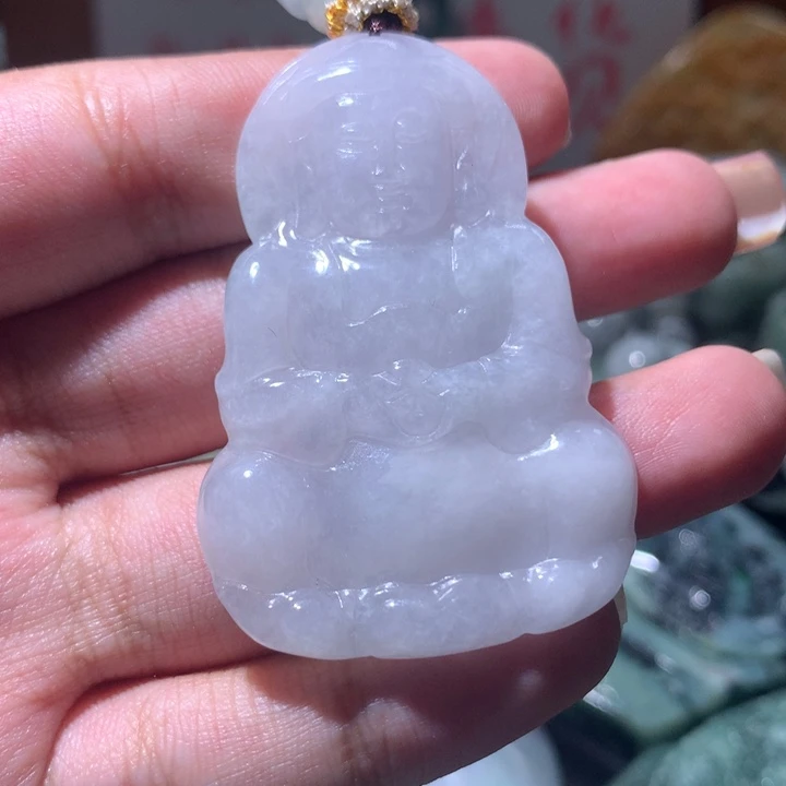 翡翠未镶嵌颈饰保真天然a货翡翠