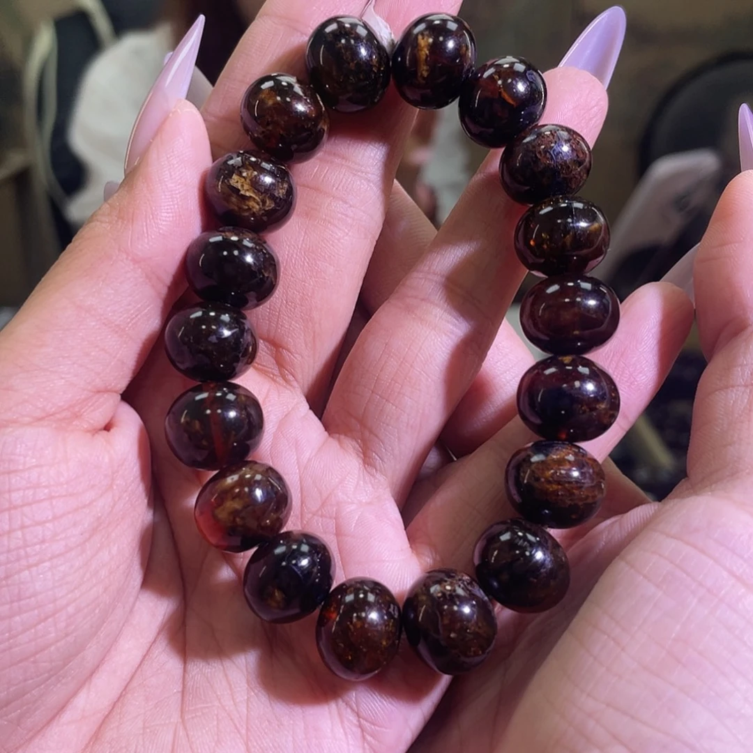 未镶嵌琥珀裸石抚顺琥珀13+黑花翳王