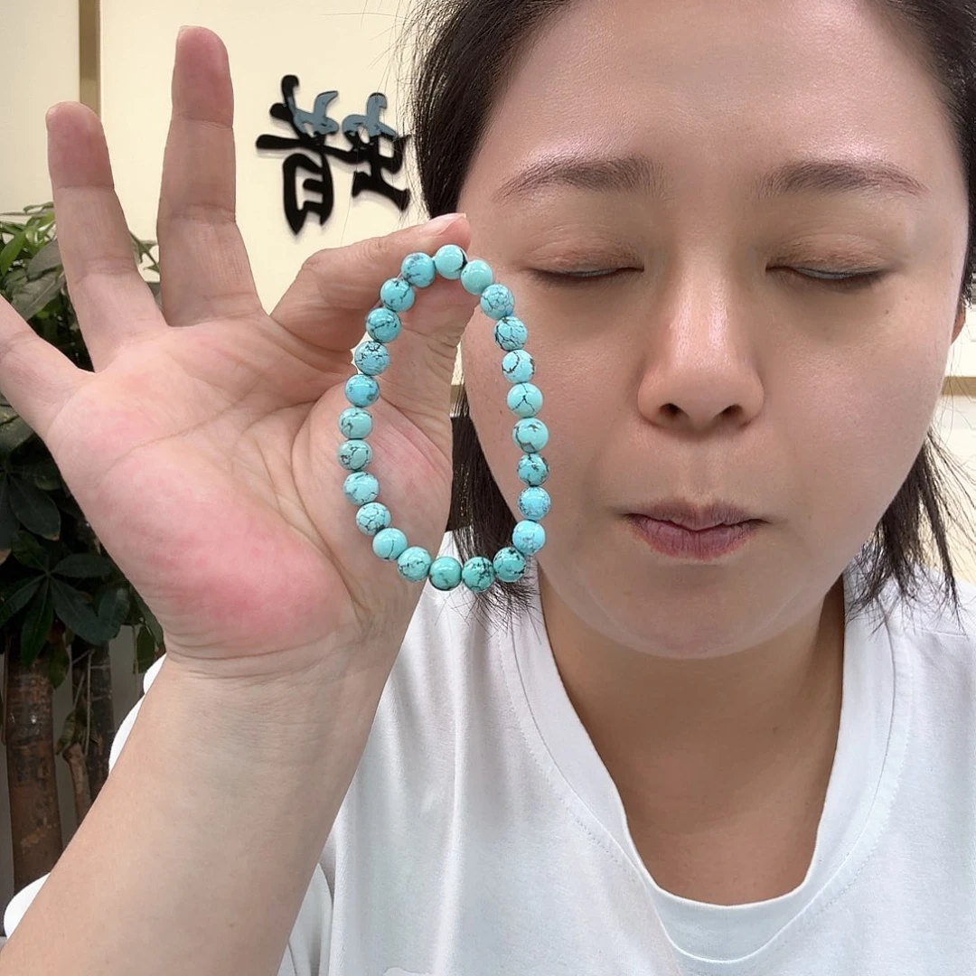 未镶嵌绿松石珠宝奇石扶**上75