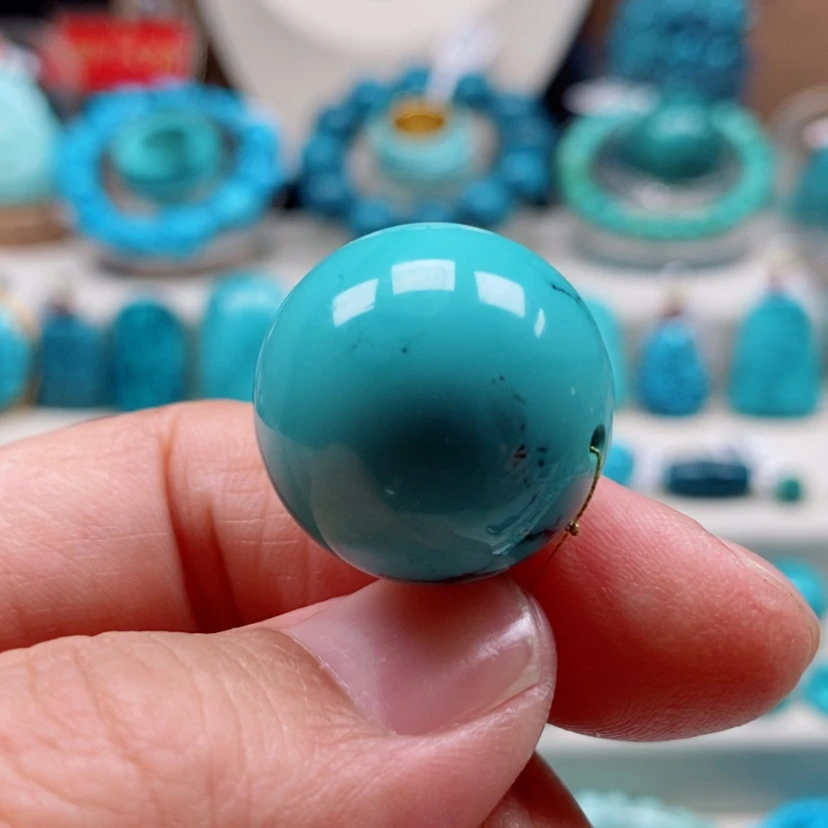 【闪购商品】绿松石绿松石未镶嵌北**杨