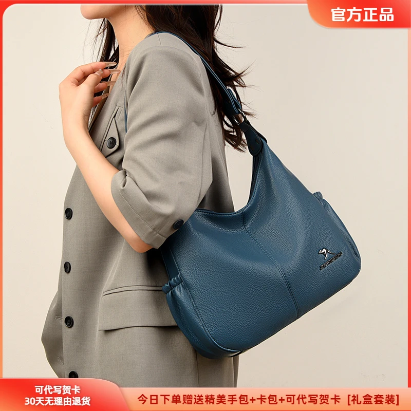 正品专柜女士大容量手提包2025新款百搭包包送妈妈老婆通勤斜挎包