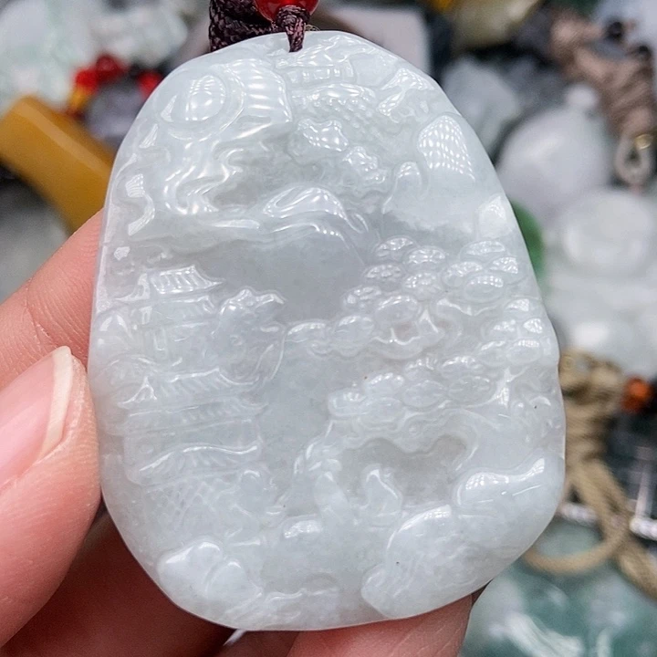 颈饰未镶嵌翡翠翡翠