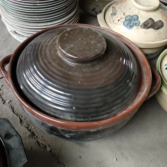 陶瓷磁州窑老厂砂锅25.5❌13.5一支