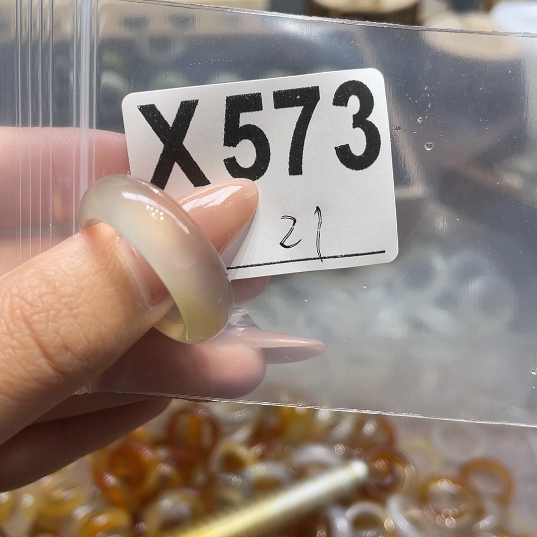 玛瑙/玉髓未镶嵌戒指573