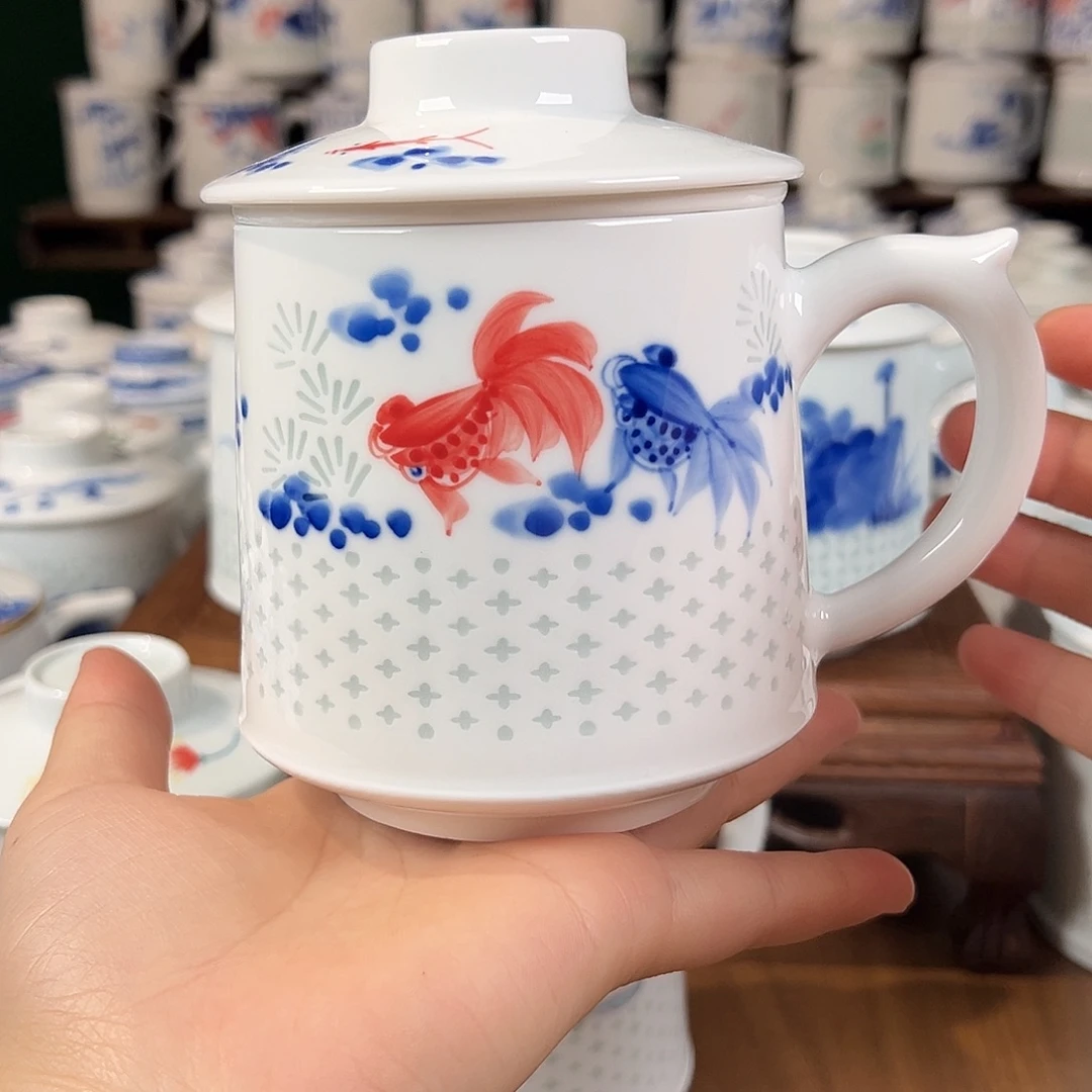 景德镇高温陶瓷办公杯