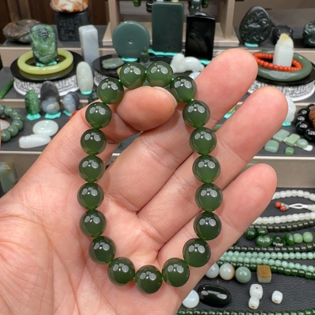 和田玉未镶嵌手链