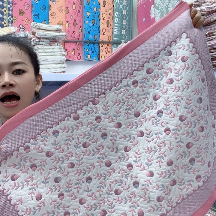 棉粉色小樱桃纯棉