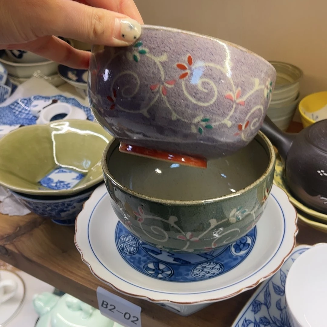 瓷片里*捺大面碗一对啊啊