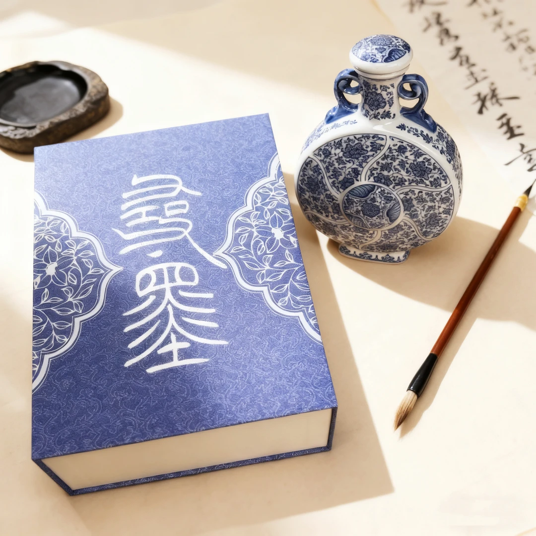 【墨染文房】云中燕青花瓷酱香型墨汁一瓶【500g】