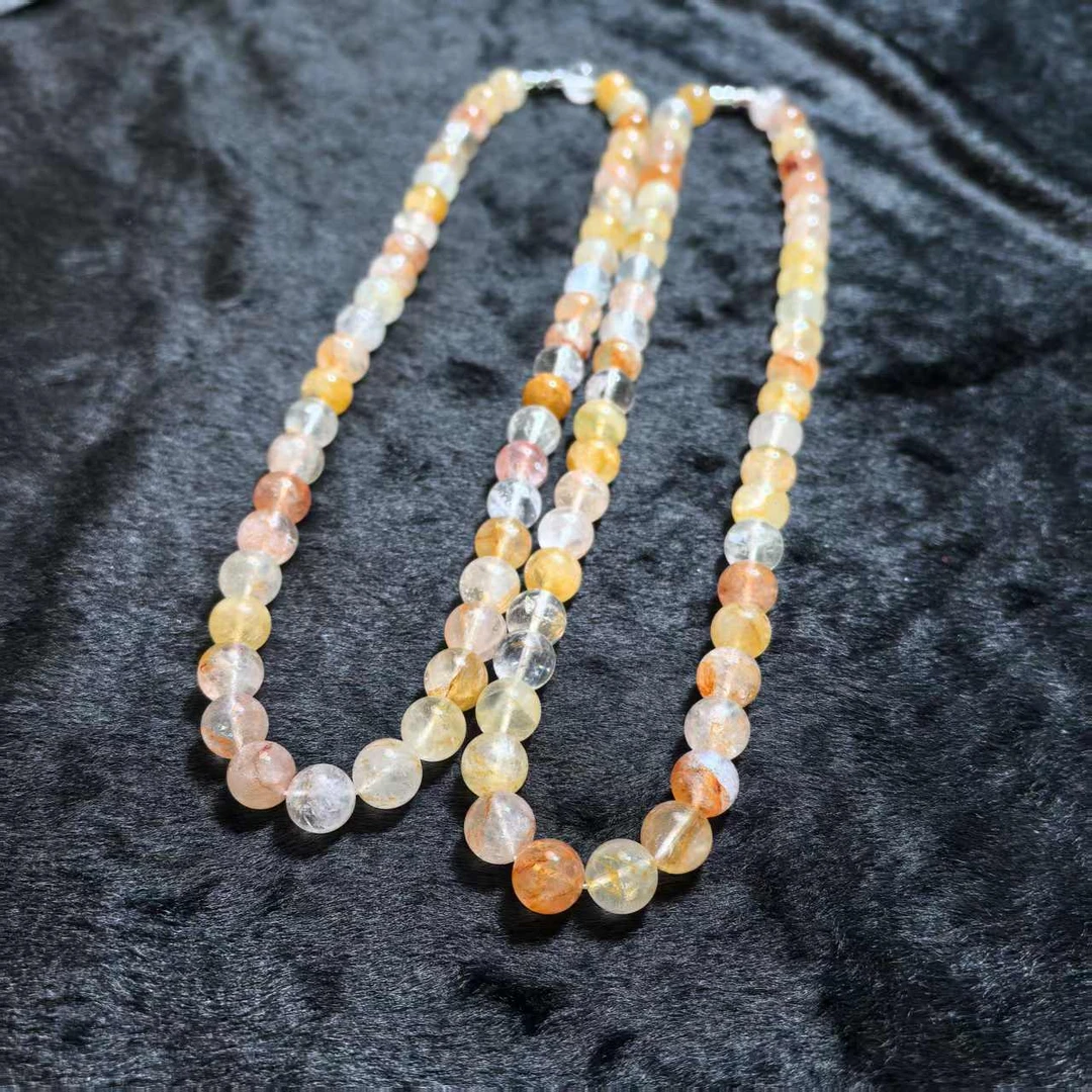 C3882【百百福珠宝】玄灵太阳晶 水晶项链-多样性发货只发一件