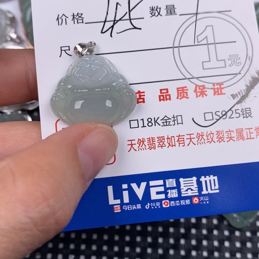 翡翠银S925镶嵌颈饰