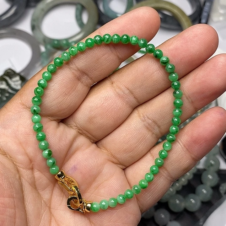 定制翡翠未镶嵌毛货需要抛光请慎拍