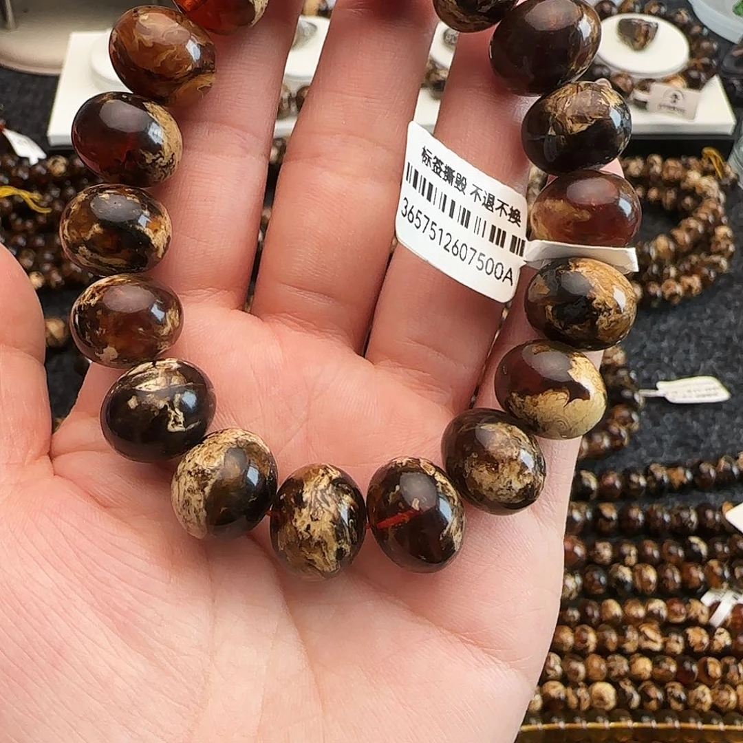 百***1未镶嵌琥珀手链抚顺琥珀