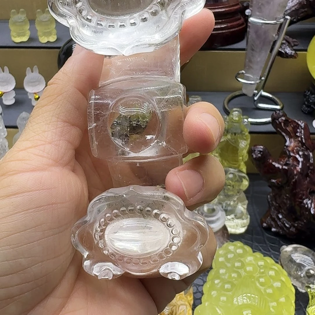倚***路水晶珠宝半成品未镶嵌如意