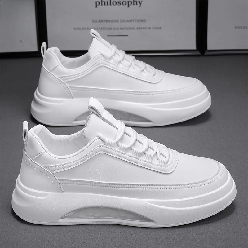 男鞋2025秋季新款潮流百搭休闲运动鞋男士厚底轻便防滑潮鞋