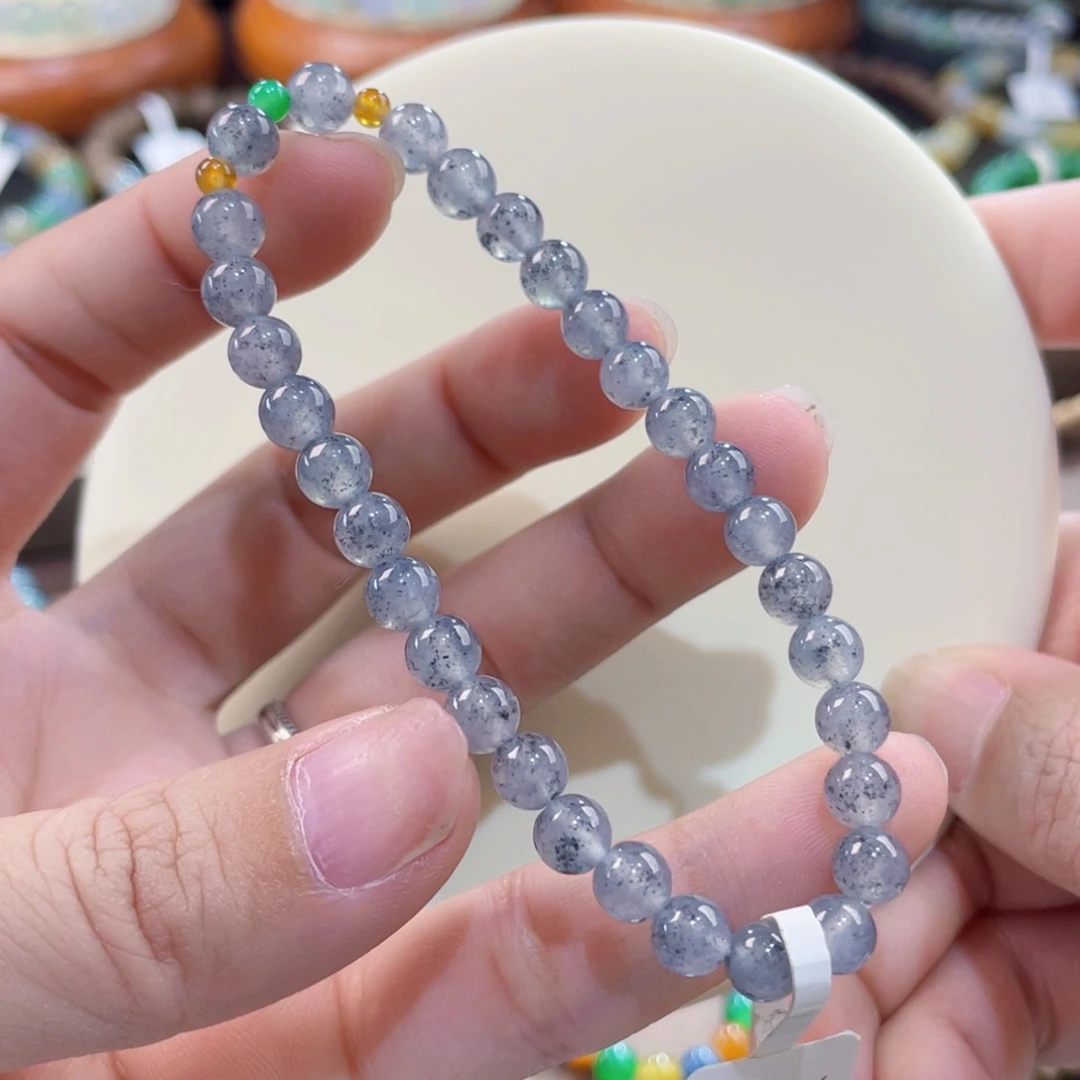 未镶嵌手链翡翠冰乌鸡