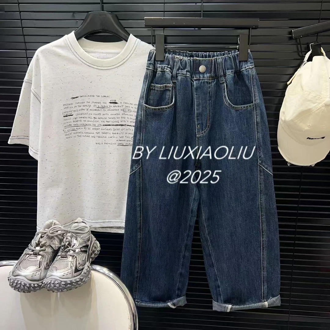 杭州六小六正版 BY LIUXIAOLIU夏季儿童牛仔裤 15940